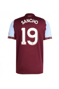 Aston Villa Jadon Sancho #19 Fotballdrakt Hjemme Klær 2025-26 Korte ermer